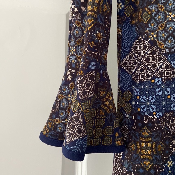 Michael Kors dress, size medium, blue/multi color - Picture 3 of 5